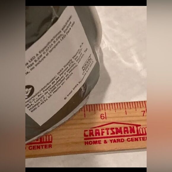 IKEA SVALLET Adjustable Home Work, Office Table, Bedside Lamp Dark Grey/White - Picture 4 of 6